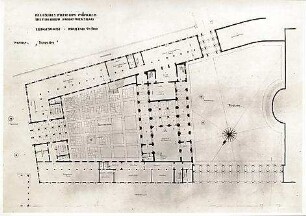 Gsaenger, Gustav; München; "FORUM", Deutsches Museum, Bibliothek - Grundriss EG