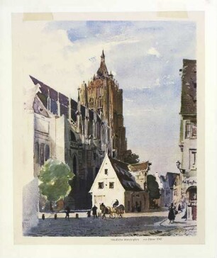 Nördlicher Münsterplatz. 1840 (?)