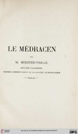 Sér. 3: Le Médracen