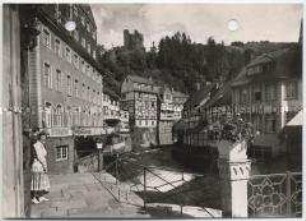Monschau, Idyllischer Winkel und Befestigungsanlage Haller