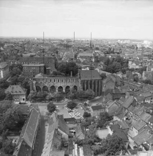 Barfüßerkirche in Erfurt : Blickrichtung Nordwesten
