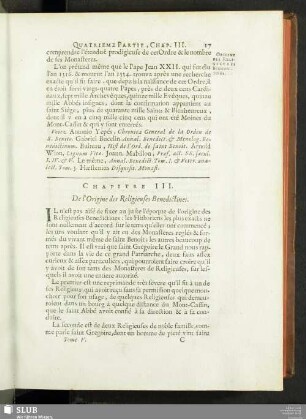 Chapitre III. De l'Origine des Religieuses Benedictines