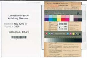 Entnazifizierung Johann Rosenboom , geb. 25.03.1896 (Angestellter)