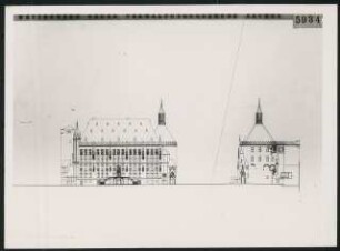 Katschhof, Aachen: Ansicht Altes Rathaus