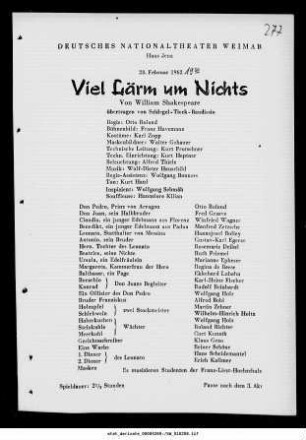 Viel Lärm um Nichts