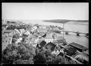 Nikolaiken (Mikolajki/Polen). Stadtansicht