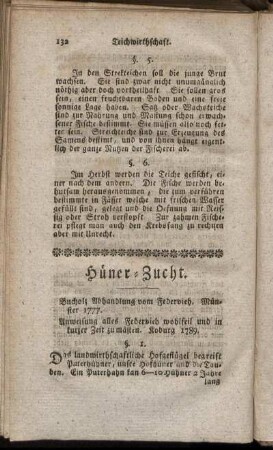 Hüner-Zucht.