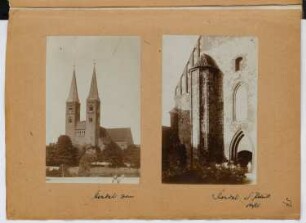 Dom, Stendal. Petrikirche, Stendal: Ansichten (aus: Skizzen- und Fotoalbum 29)
