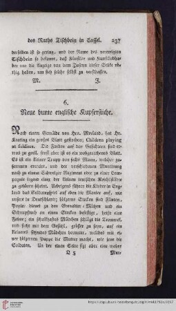 Neue bunte englische Kupferstiche