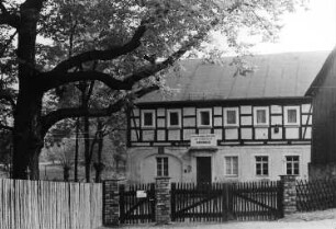 Wilsdruff-Grund. Hintere Mühle oder Obermühle, Ansichtskarte