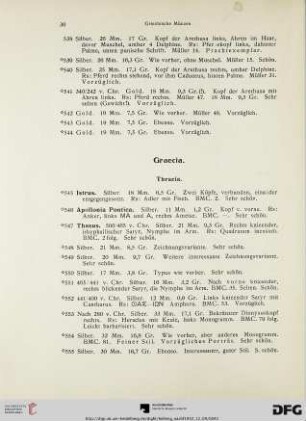 Graecia (Nr. 545-652)