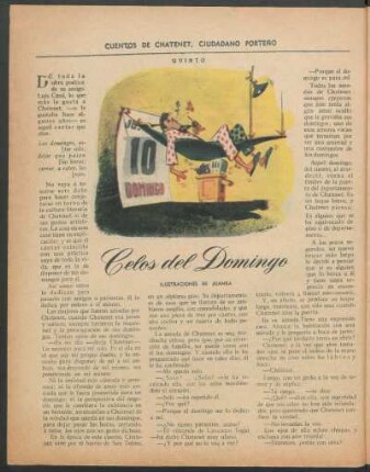 Celos del Domingo : Cuentos de Chatenet, ciudadano porteño