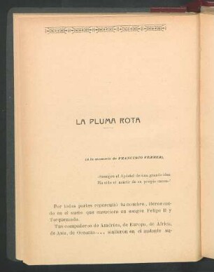 La pluma rota