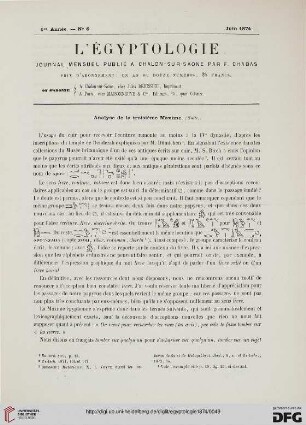 Heft 6 (Juin 1874)