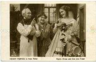 Filmszene aus "Agnes Arnau und ihre drei Freier" mit Henny Porten