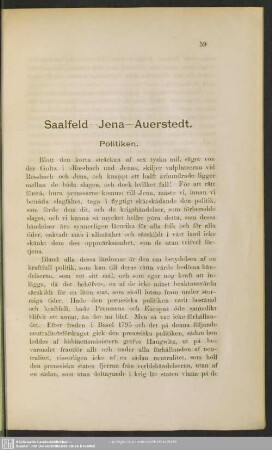 Saalfeld - Jena - Auerstedt
