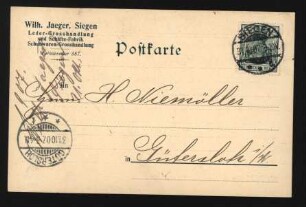 Jaeger, Wilhelm ( Postkarte)