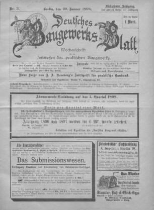 58. Jahrgang. Nr. 3.