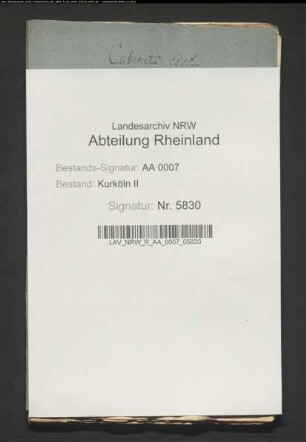 Abrechnung der Landeskasse