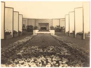 Ausstellungsgarten Jubiläums-Gartenbau-Ausstellung 1926, Dresden: Austellungspalast: Innenansicht