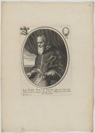 Bildnis des Papst Pivs V.