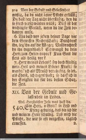 Von der Geduld und Gelassenheit im Leiden.