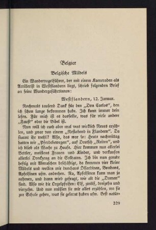 229-243, Belgier. - Engländer.