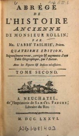 Abrégé de l'histoire ancienne, T. 2