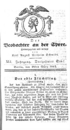 13. Stueck, 28. Maerz 1842