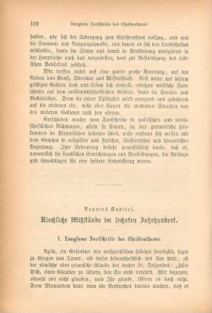 Neuntes Kapitel. Kirchliche Mißstände im sechsten Jahrhundert