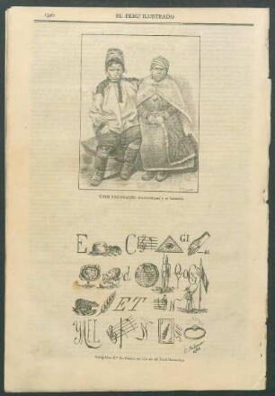 Tipos nacionales - Ccarhuittupac y su hermana.