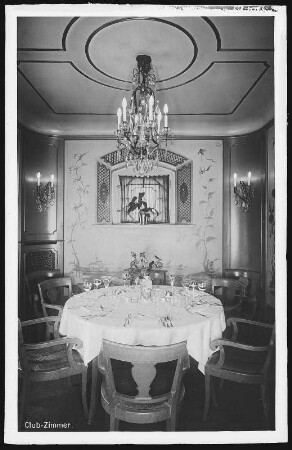 Radebeul. Sektkellerei "Bussard", Weinstuben, Club-Zimmer