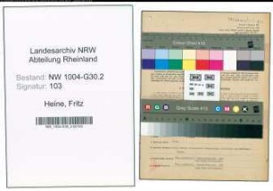 Entnazifizierung Fritz Heine , geb. 24.09.1899 (Bauinspektor)