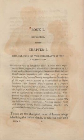 Book I. Character