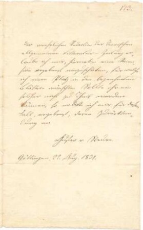 Korrespondenz von Gustav Struve an Heinrich Karl Abraham Eichstaedt