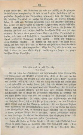 459-473 Schleiermacher als Prediger : Eine Skizze