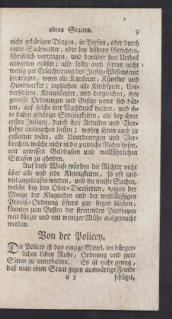 Von der Policey
