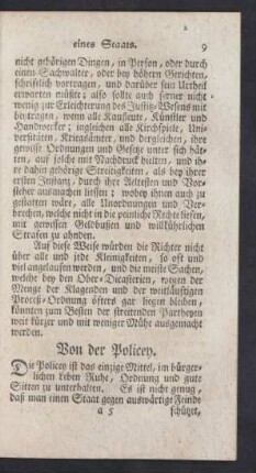 Von der Policey