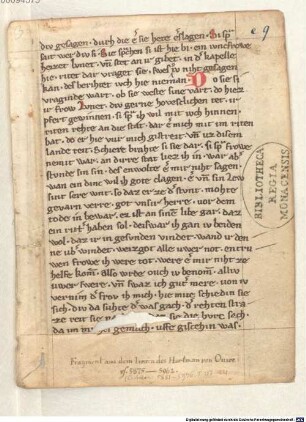 Iwein, Fragment C - BSB Cgm 191