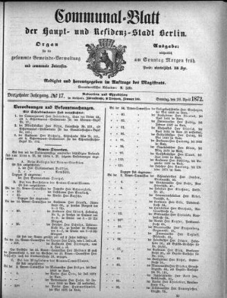 1872,17: No. 17, 28. April 1872