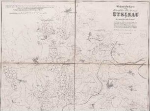 Wirthschafts-Karte von der Königlichen Oberförsterei Steinau im Regierungsbezirk Cassel. 1879.
