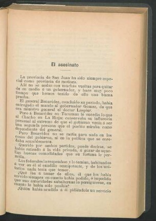 El asesinato