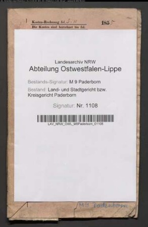 Erblasser: Vosswinkel, Anton: