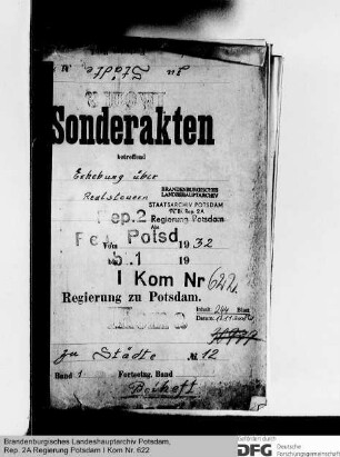 Erhebung über Realsteuern