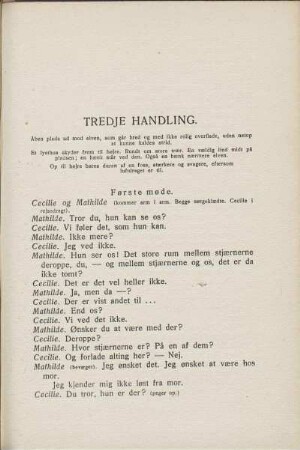Tredje Handling.