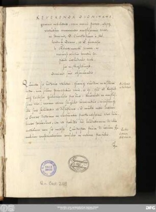 [Georg Torquatus: Annales Magdeburgensis ac Halberstadiensis dioecesium]