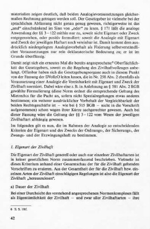 1. Eigenart der Zivilhaft