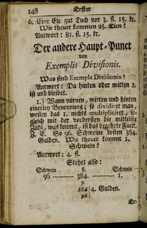 Der andere Haupt-Punct von Exemplis Divisionis.