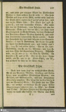 Die Grafschaft Hoya
