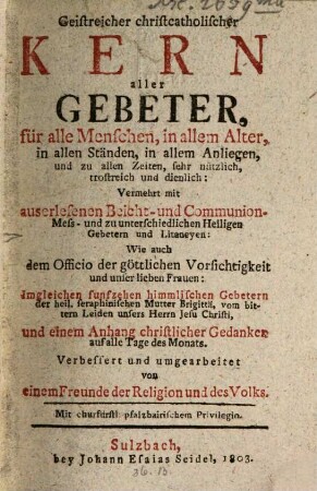 Kern aller Gebeter